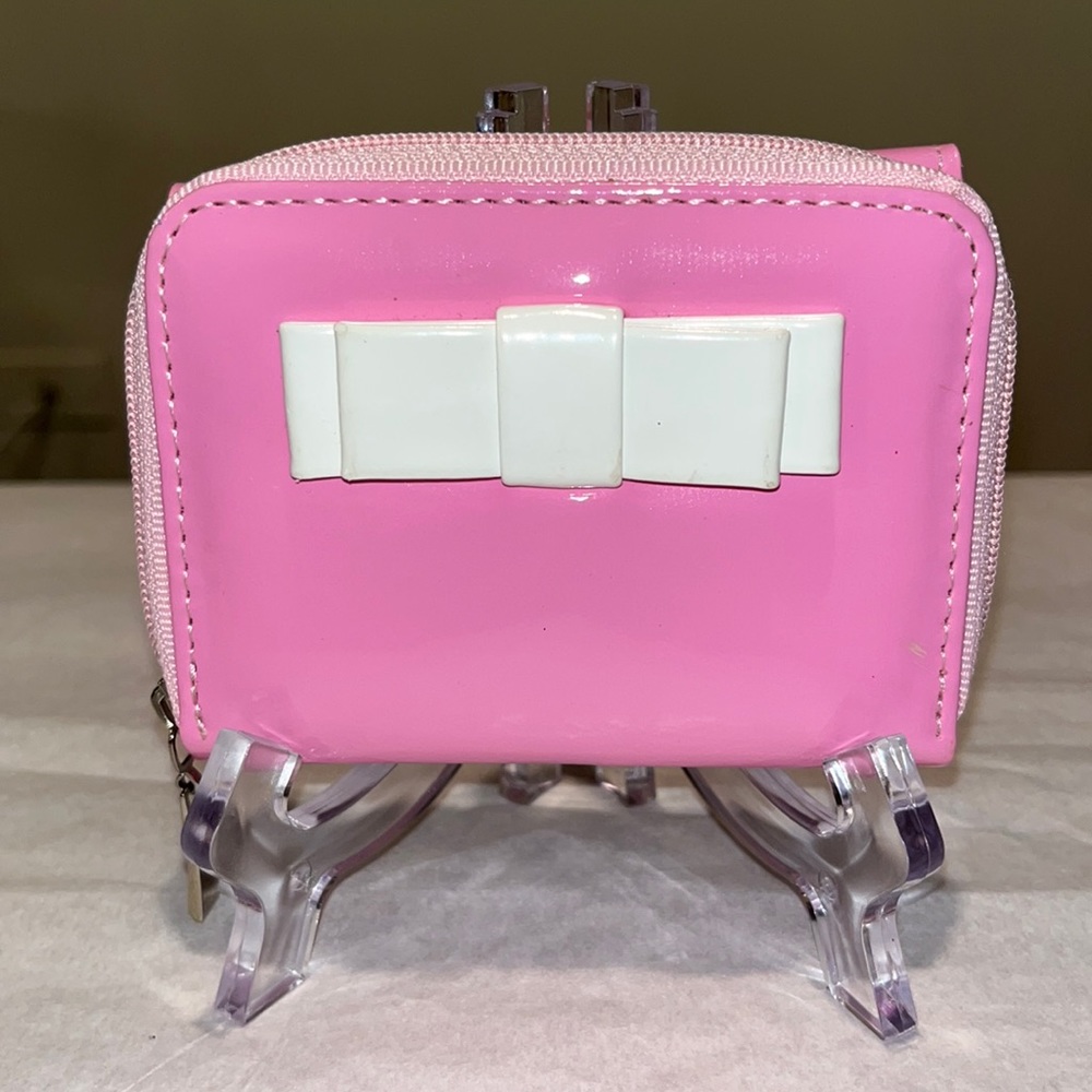 Pink Dotted Trifold Wallet EUC